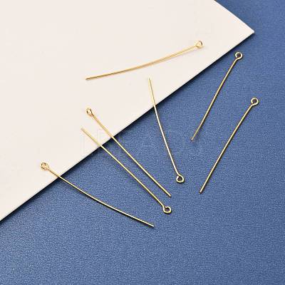 Brass Eye Pins KK-F824-113F-G-1