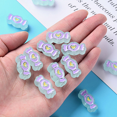 Transparent Acrylic Beads MACR-S374-05B-05-1