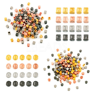 800Pcs 8 Styles CCB Plastic Beads CCB-TA0001-05-1