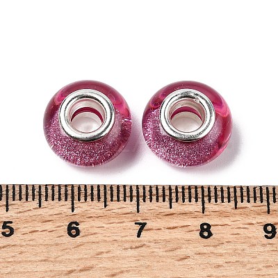Large Hole Resin European Beads X-OPDL-R118-10B-1