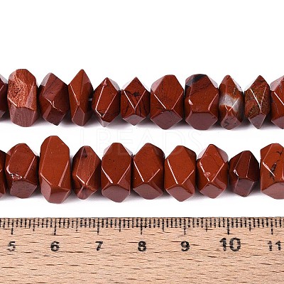 Natural Red Jasper Beads Strands G-N327-05-24-1