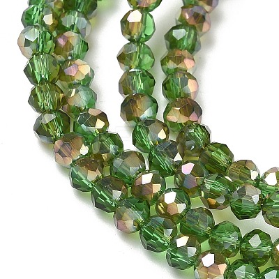Electroplate Glass Beads Strands EGLA-A034-T4mm-J05-1