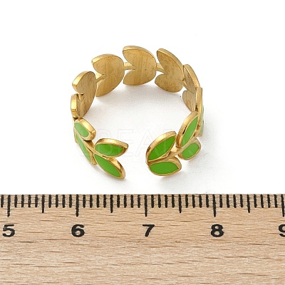 304 Stainless Steel Adjustable Cuff Rings RJEW-Q015-03G-A-1