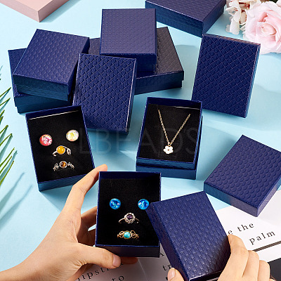 Rhombus Textured Cardboard Gift Storage Boxes CON-TAC0010-03A-02-1