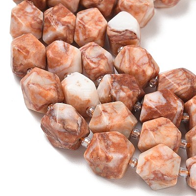 Natural Red Netstone Beads Strands GG-CBAF8A8-A02-01-1