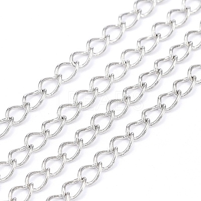 Brass Twisted Chains CHC-Q001-4x3mm-P-1
