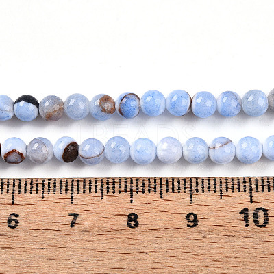 Natural Persian Jade Beads Strands G-A255-A02-04A-1