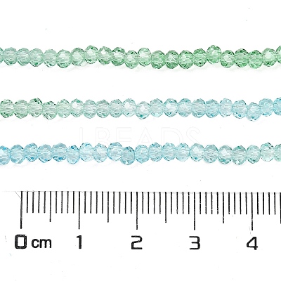 Transparent Painted Glass Beads Strands DGLA-A034-T1mm-A16-1