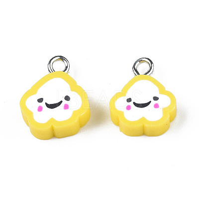 Handmade Polymer Clay Charms LS-CLAY-N006-37B-01H-1