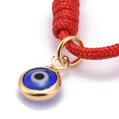 Adjustable Nylon Thread Charm Bracelets BJEW-JB06274-02-1