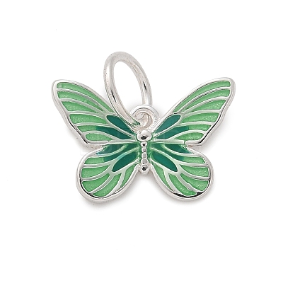 925 Sterling Silver Enamel Butterfly Charms LS-STER-D300-28P-04-1