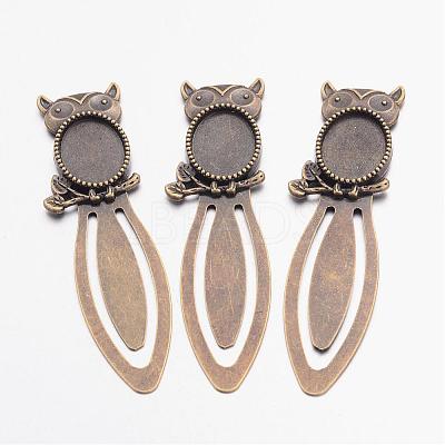 Bookmark Cabochon Settings PALLOY-S033-06AB-NR-1