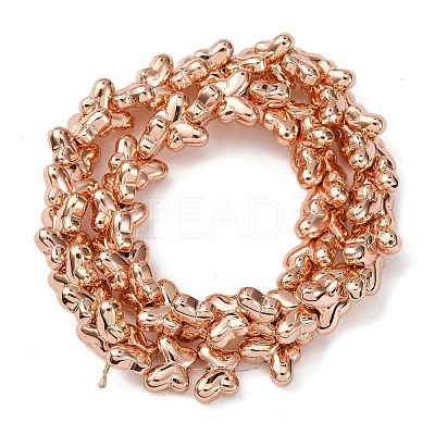 Electroplate Glass Beads Strands EGLA-H109-06-1
