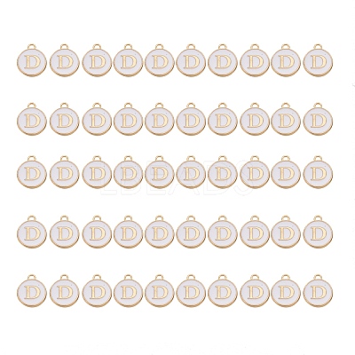Golden Plated Alloy Charms ENAM-SZ0001-25A-D-1
