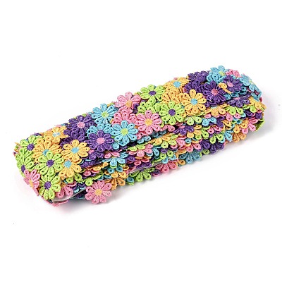 Daisy Flower Polyester Lace Trims OCOR-H109-06A-1