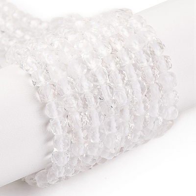 Natural Quartz Crystal Beads Strands G-F770-A02-01-1