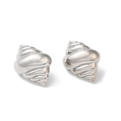 Rack Plating Brass Stud Earrings EJEW-Q786-01P-1