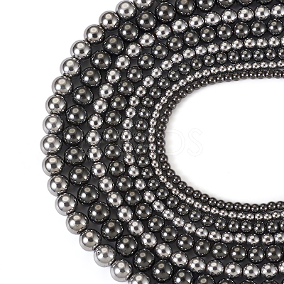 8 Strands 8 Styles Non-magnetic Synthetic Hematite Beads Strands G-TA0001-41-1