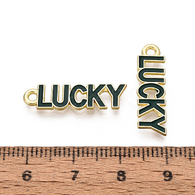 Irish Alloy Enamel & Glitter Powder Pendants ENAM-T023-01B-1