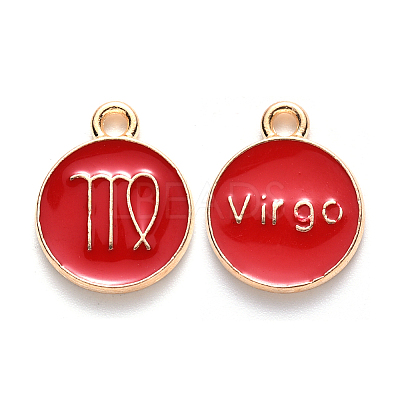 Alloy Enamel Pendants LS-ENAM-S124-01B-07B-1