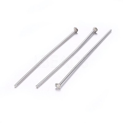 Tarnish Resistant 304 Stainless Steel Flat Head Pins STAS-F174-09P-C-1