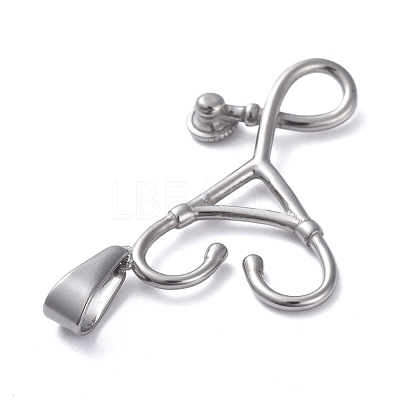 Tarnish Resistant 304 Stainless Steel Pendants STAS-I127-091P-1