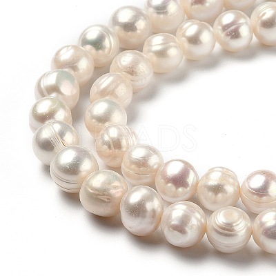 Natural Cultured Freshwater Pearl Beads Strands PEAR-L033-22-1