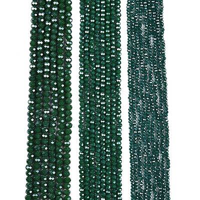 Electroplate Glass Beads Strands EGLA-A044-P4mm-A09-1