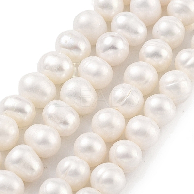 Natural Cultured Freshwater Pearl Beads Strands PEAR-C003-13C-1
