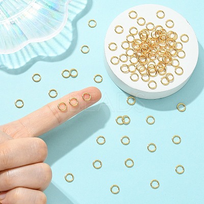 SHEGRACE Brass Closed Jump Rings XGRQ5F266-806G-1