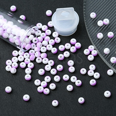 6/0 Opaque Glass Seed Beads SEED-YW0002-13C-1