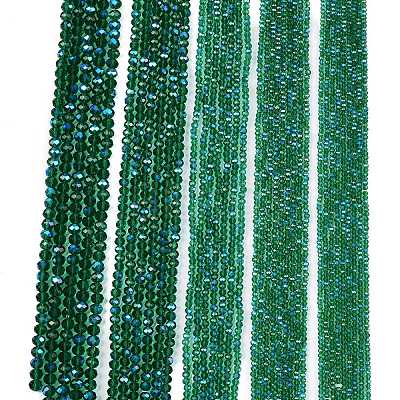 Electroplate Glass Beads Strands LS-EGLA-A044-T3mm-L18-1