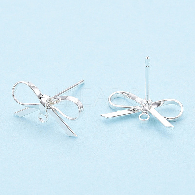Brass Stud Earring Findings LS-X-KK-S350-013S-1