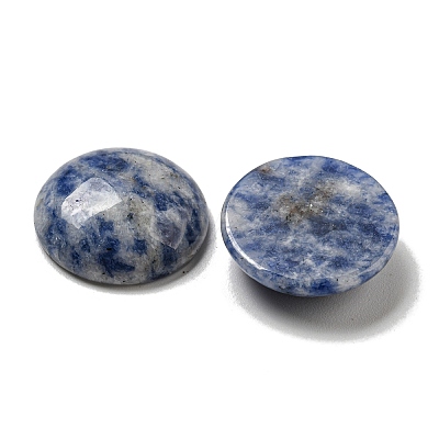 Natural Blue Spot Jasper Cabochons G-C115-02A-45-1