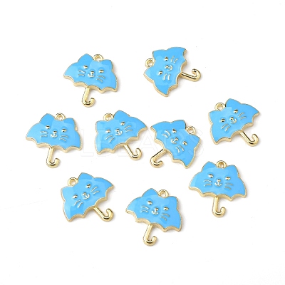 Alloy Enamel Pendants ENAM-CJC0012-007F-1