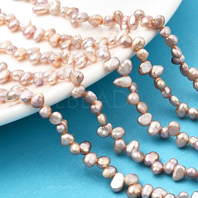 Natural Cultured Freshwater Pearl Beads Strands PEAR-I007-03B-01B-1