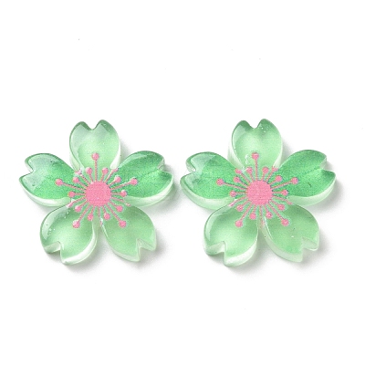 Luminous Resin Cabochons X-RESI-G030-01E-1
