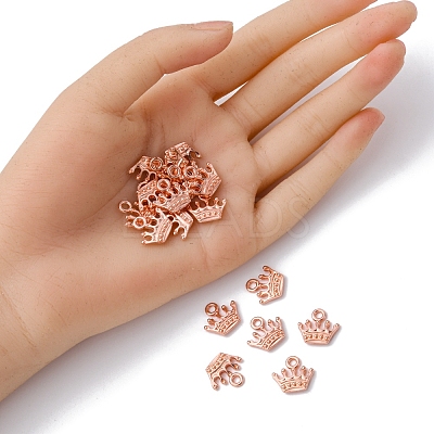 Zinc Alloy Charms PALLOY-YW0001-13RG-RS-1