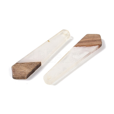 Resin & Wood Pendants WOOD-F015-05C-1