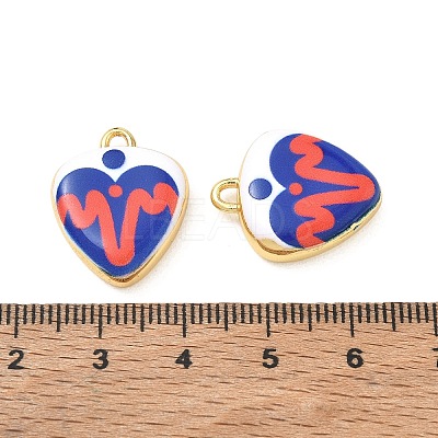 Printed Brass Pendants KK-CBA42CA-07G-06-1