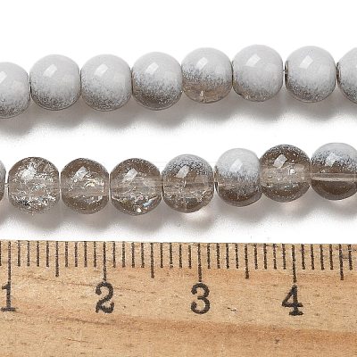 Crackle Glass Beads X1-GLAA-U001-6mm-06-1