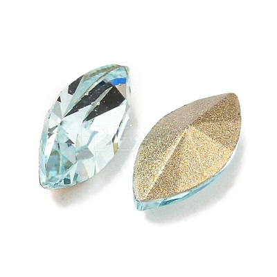Glass Rhinestone Cabochons RGLA-L029-12A-263-1