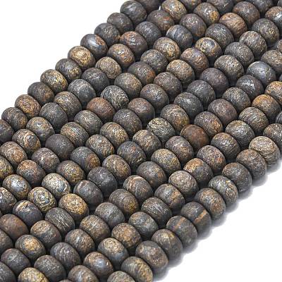Natural Bronzite Beads Strands G-P575-A28-8x5mm-1