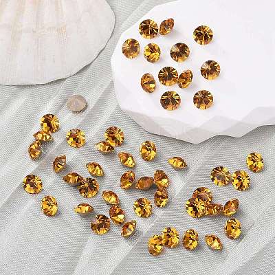 Preciosa&reg MAXIMA Crystal Round Stones Y-PRC-RBSS24-10070-1