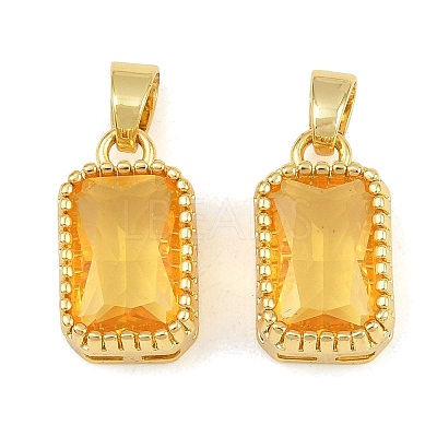 Brass & Glass Pendants GL-CBA96FD-02G-1
