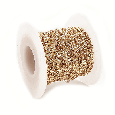 Brass Cable Chains CHC-S003-15G-1
