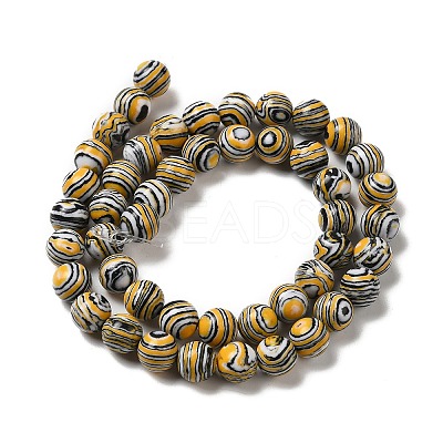 Synthetic Malachite Dyed Beads Strands G-P507-02A-04-1