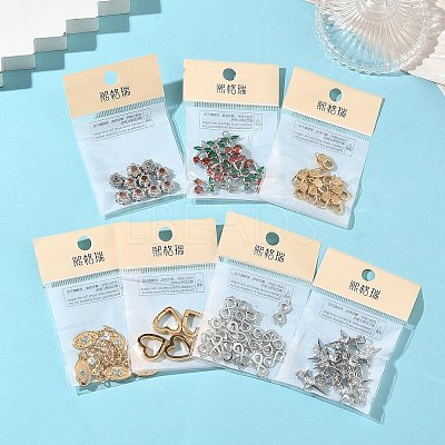 SHEGRACE Brass Spring Ring Clasps XGRQ58507-786P-1