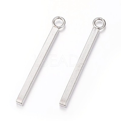 Tarnish Resistant 304 Stainless Steel Pendants STAS-P186-05P-18mm-1