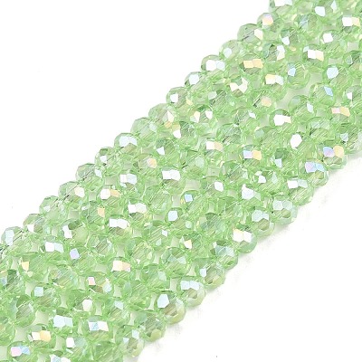 Electroplate Glass Beads Strands EGLA-A044-T2mm-B09-1